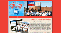 Desktop Screenshot of adamsheatandac.com